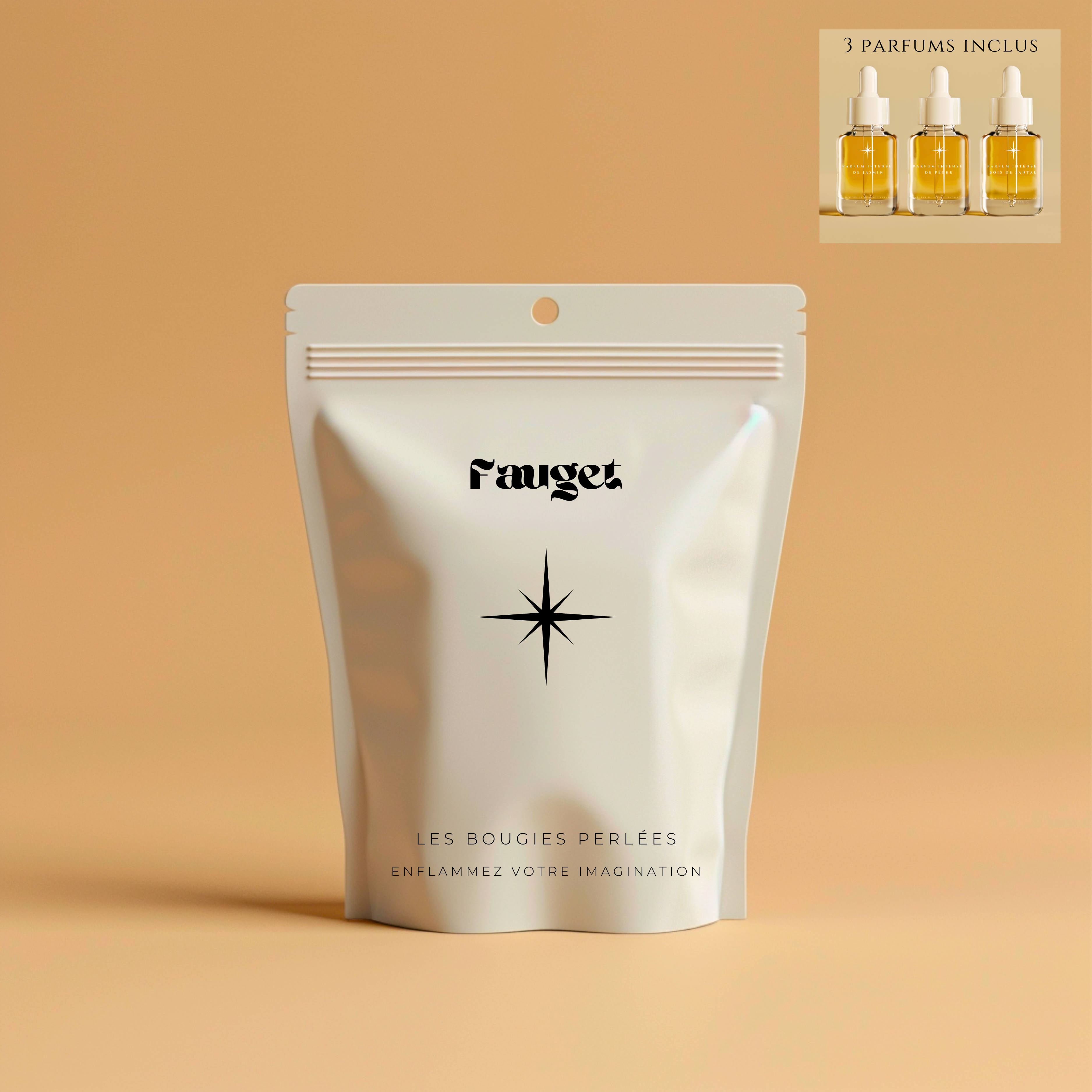 Bougie Perlé - 250Gr