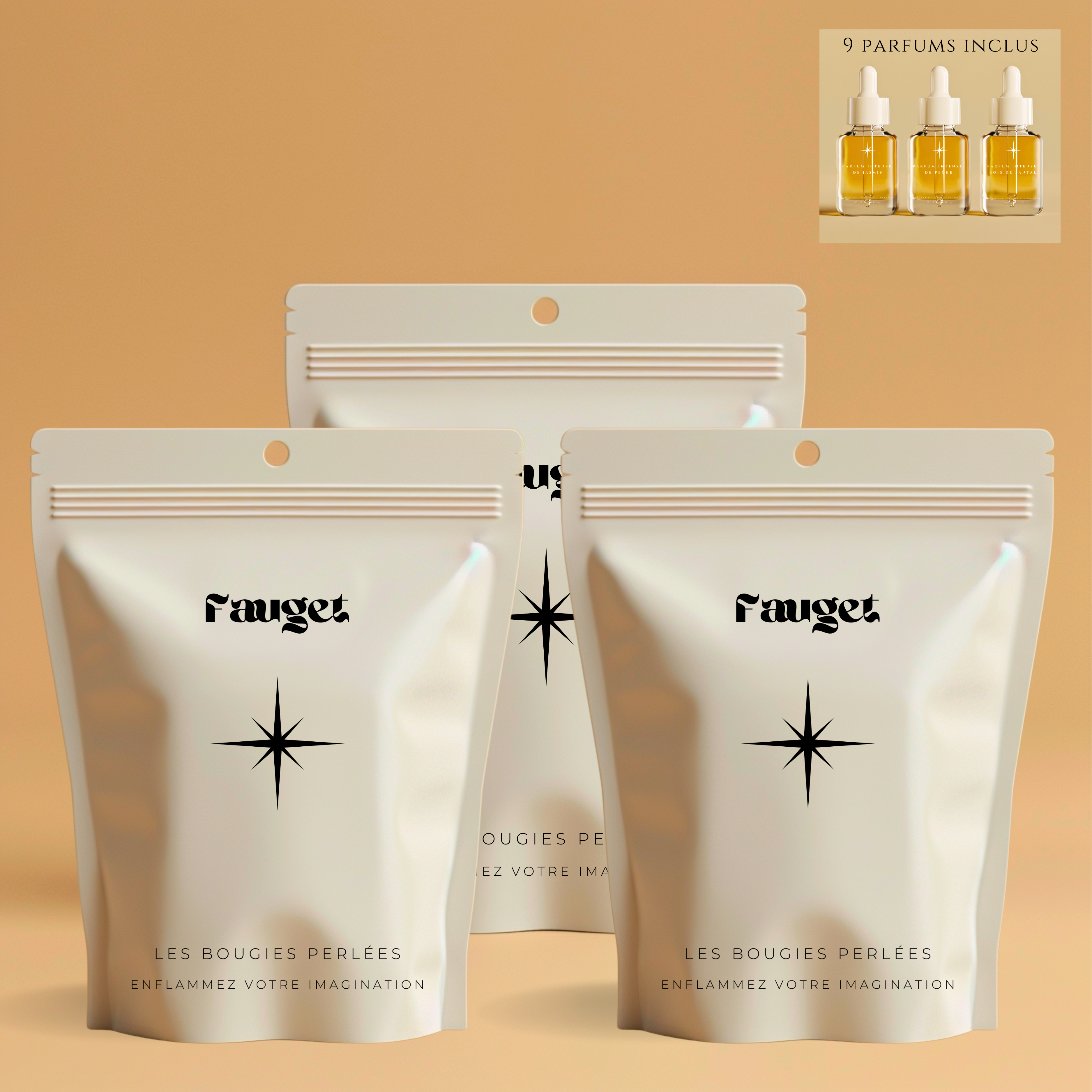 Bougie Perlé - 250Gr